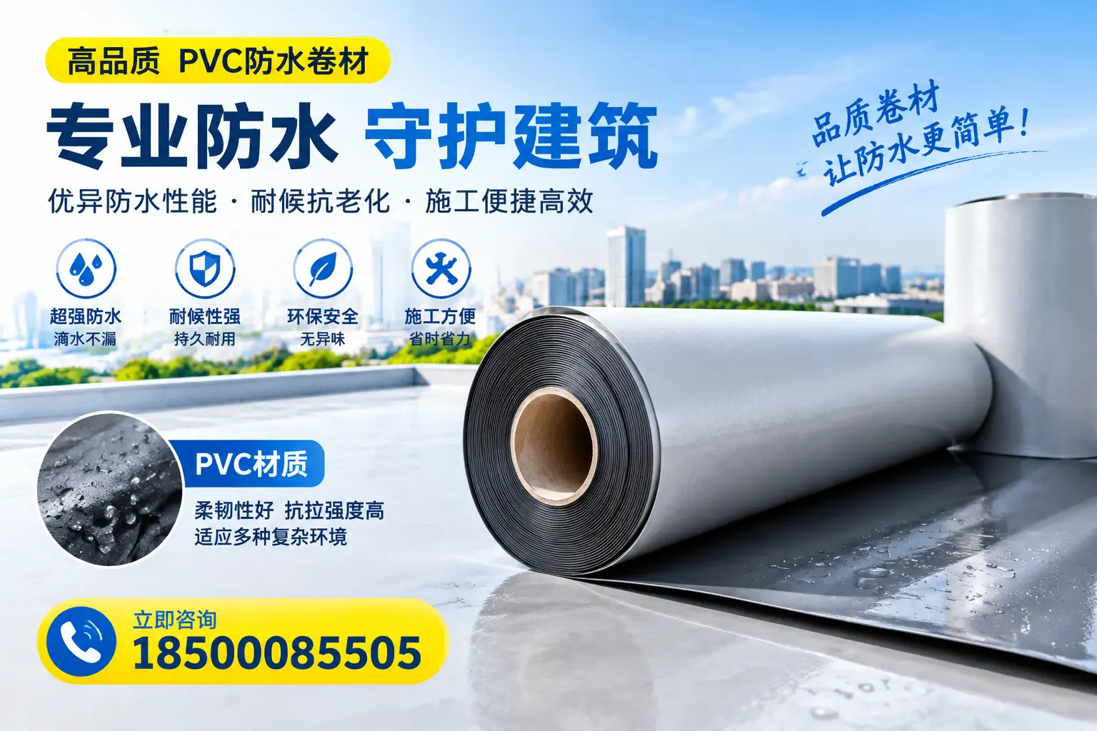 PVC防水卷材的安全性分析，大同居民需了解的知识