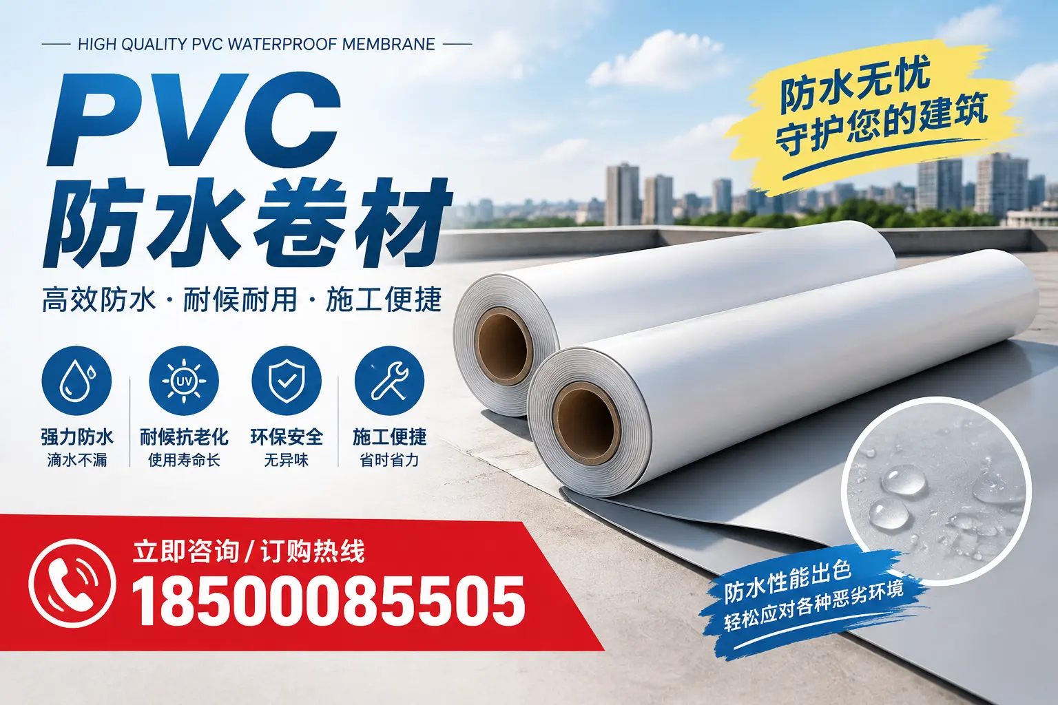 如何正确储存PVC防水卷材？大同用户的实用建议